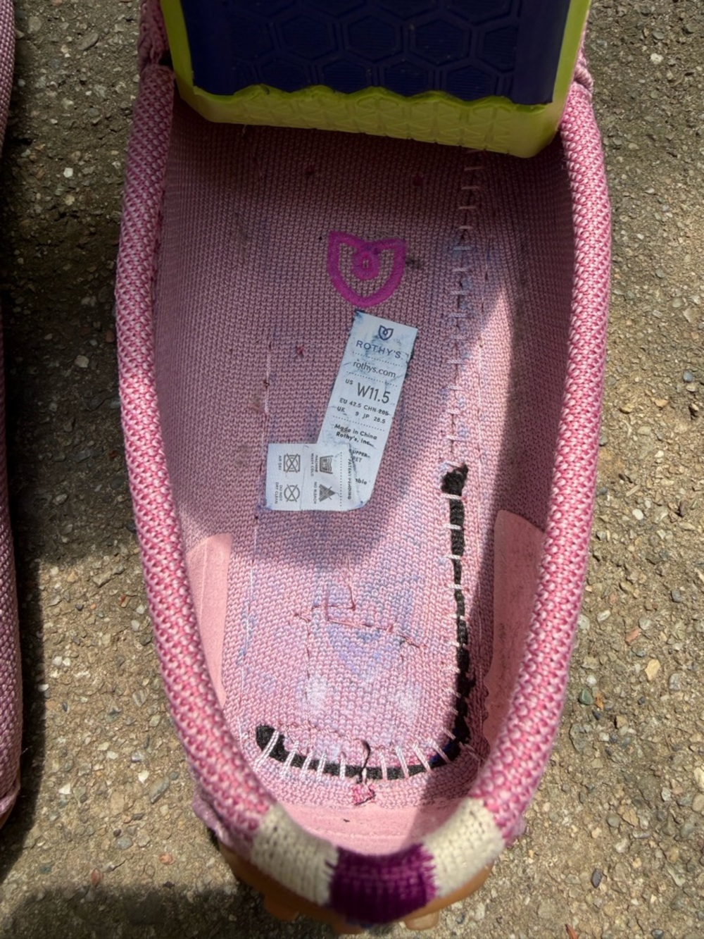 Rothy's Dusty Rose Pink Slip-On Loafers - Picture 11 of 12